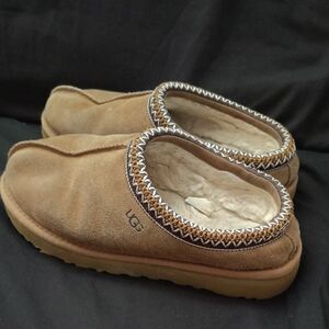 UGG Chestnut Suede Slip-Ons